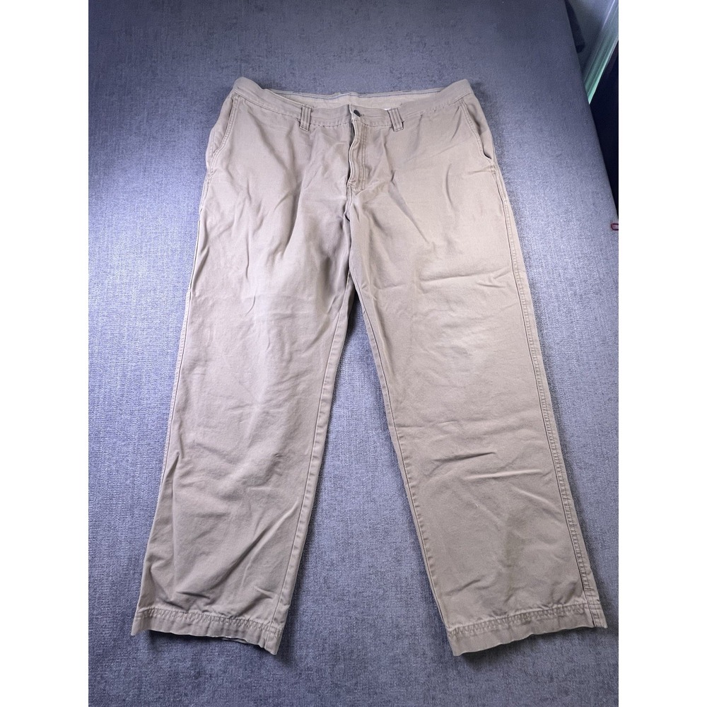 Columbia Pants Men's 42x32 Khaki Wide Leg Outdoor Hiking Canvas‎ Y2K Skaters